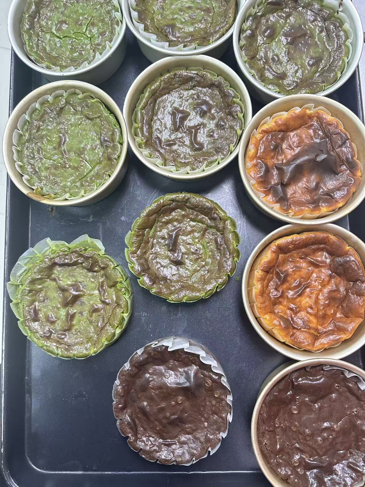 蛋糕店制作的巴斯克蛋糕